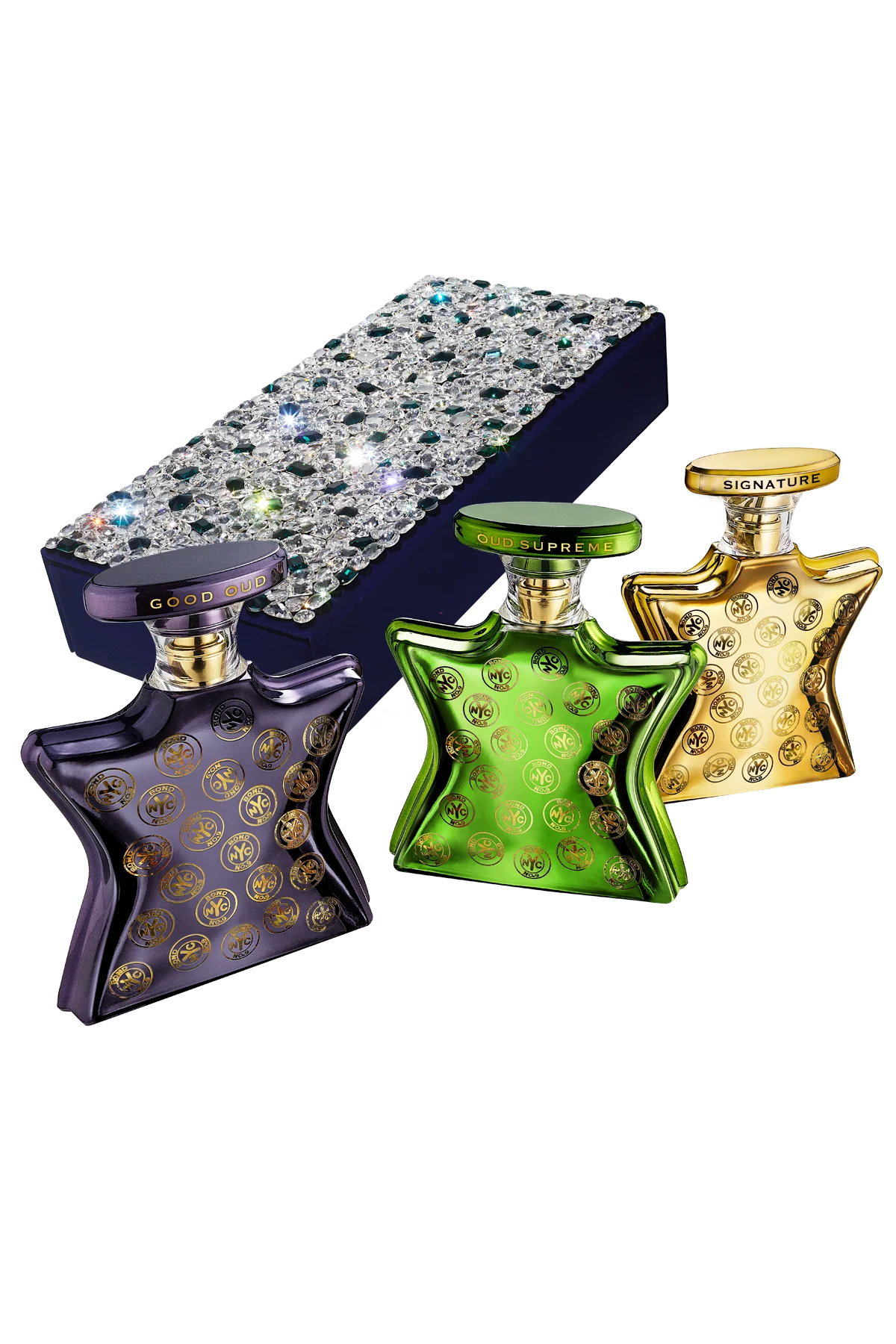 BOND NO. 9 LUXE TRIO OF OUDS IN SWAROVSKI EMERALD & CRYSTAL